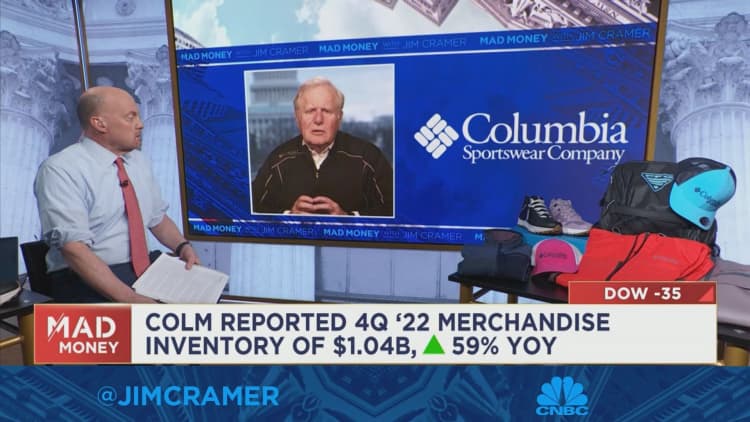 Columbia Sportswear CEO on the company's inventory glut