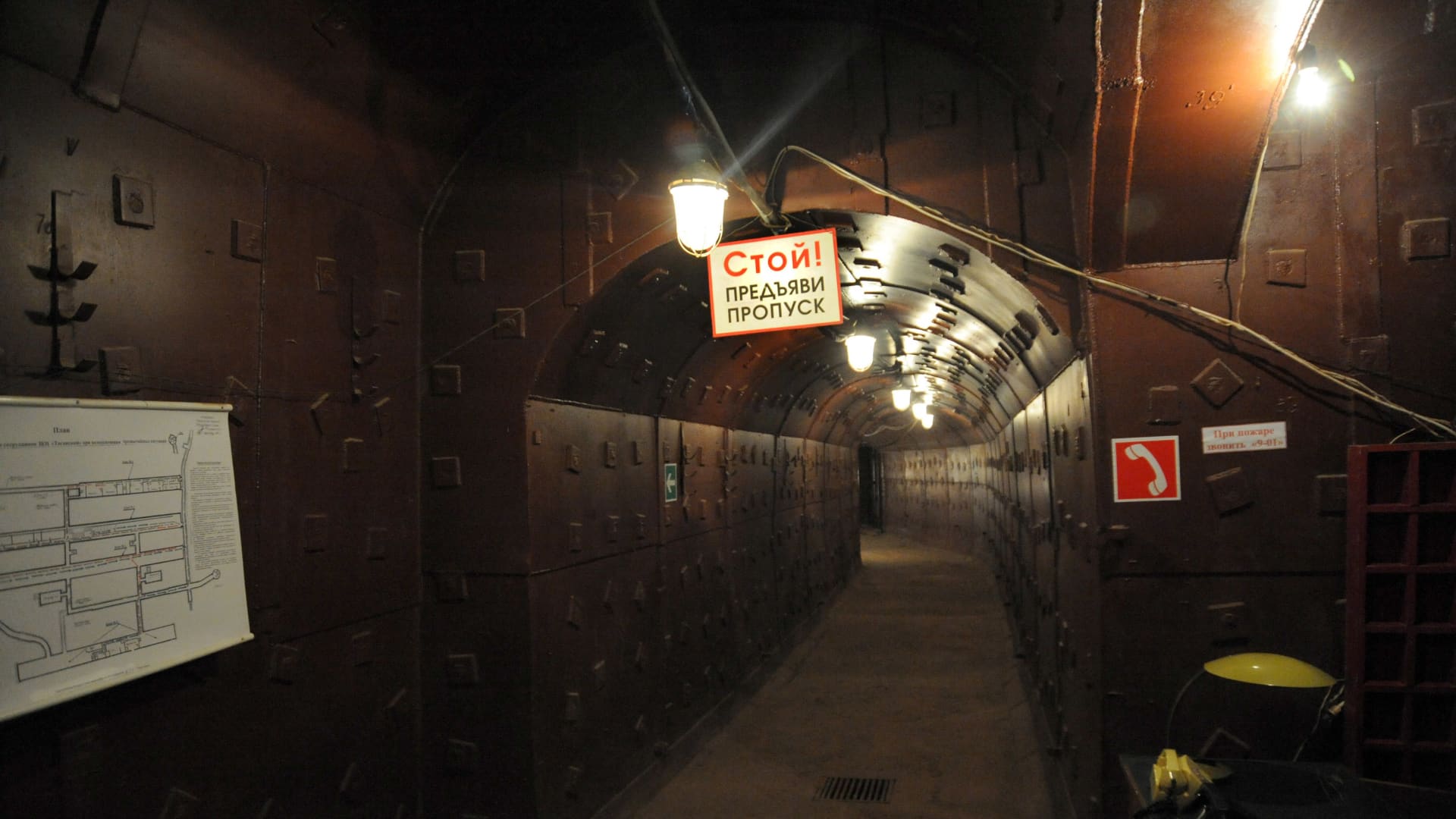 A Cold War-era bunker in Moscow that was once a heavily restricted military site.