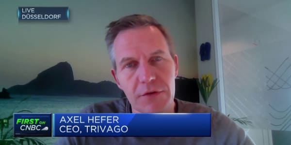 There's strong demand for travel, but people are comparing prices more, says Trivago CEO