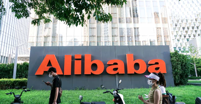 Alibaba shares fall 5% in premarket trading after posting 86% profit drop