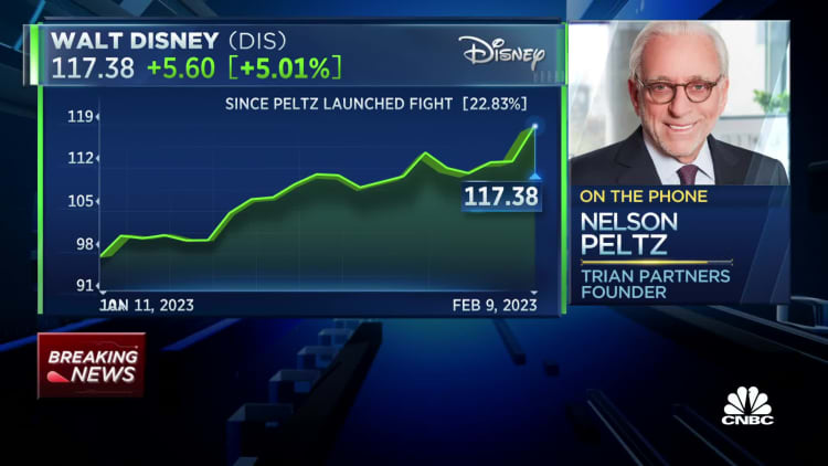 Der Streit um die Stellvertreter von Disney ist vorbei, sagt der Milliardär und Aktivist Nelson Peltz