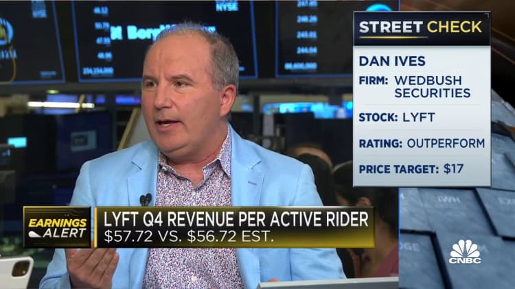 Lyft's earnings prove it's Uber's little brother, says Wedbush's Dan Ives