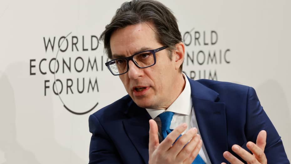 Speaking at the World Economic Forum in Davos, Switzerland, North Macedonia President Stevo Pendarovski said that, aside from Ukraine, he believed the Western Balkan region was the "soft spot" of Europe's security architecture.