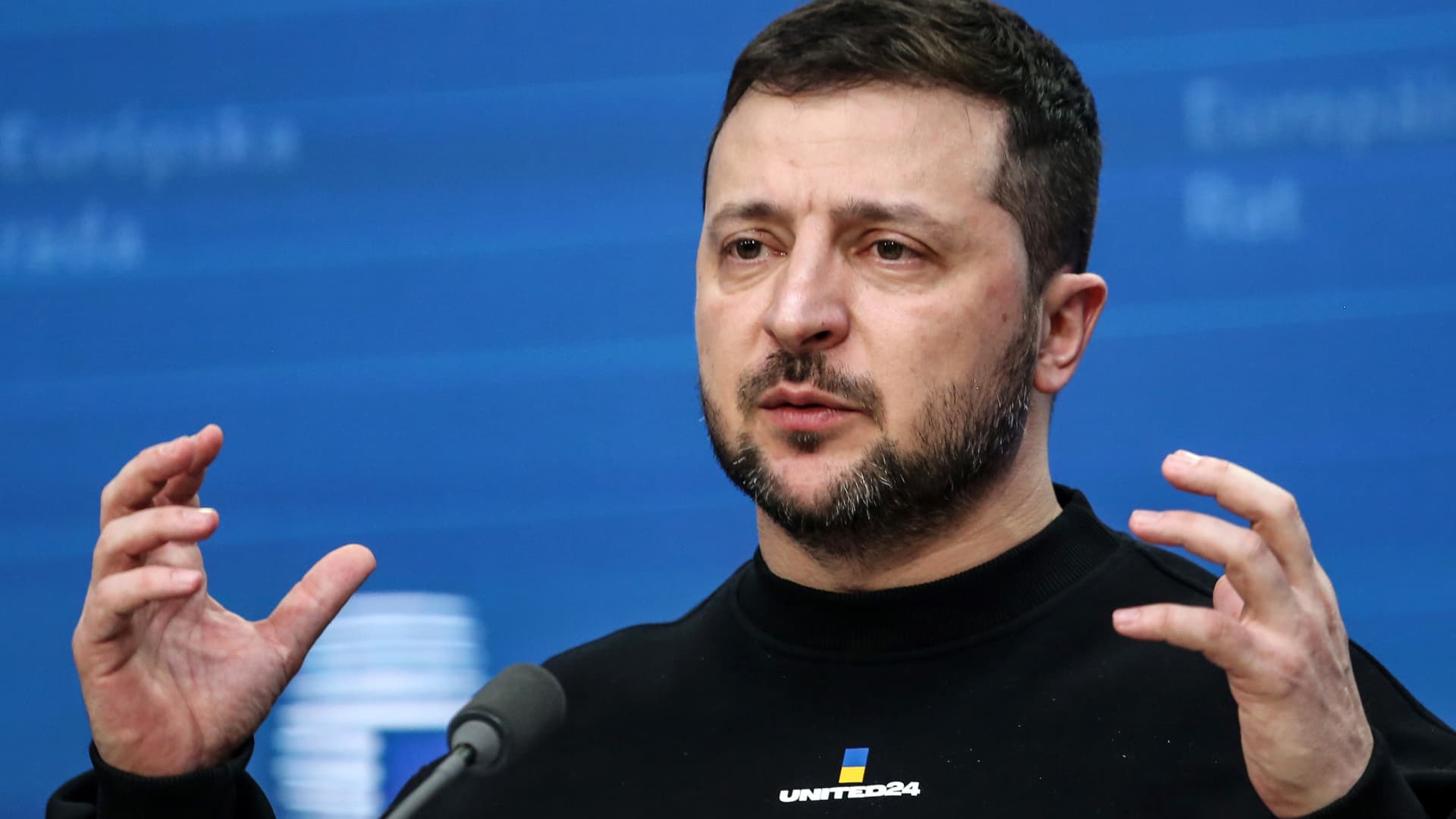 Ukrainian President Volodymyr Zelenskyy is calling for Russian and Belarusian athletes to be excluded from participation in the 2024 Paris Olympics.
