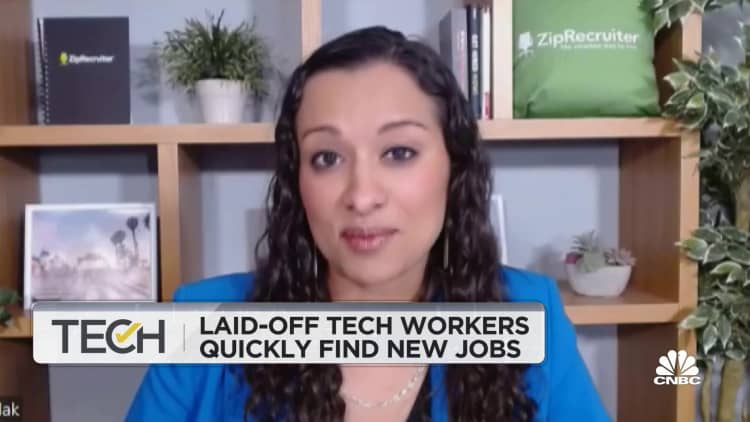 Laid-off tech workers quickly find new jobs