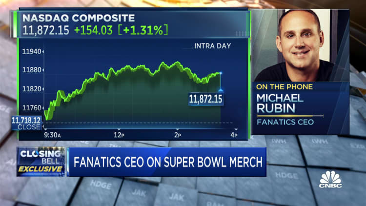 Business overall has been very good, says Fanatics CEO Michael Rubin