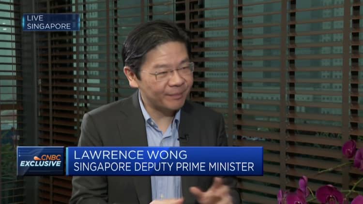 Bekijk het volledige interview van CNBC met plaatsvervangend premier Lawrence Wong van Singapore over de begroting voor 2023 en meer