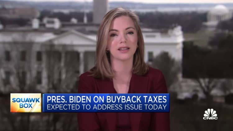 President Biden's proposed plan to raise corporate buyback taxes