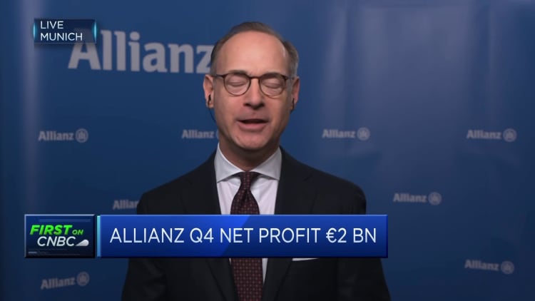 Higher interest rates are 'very, very good for us,' Allianz CEO says