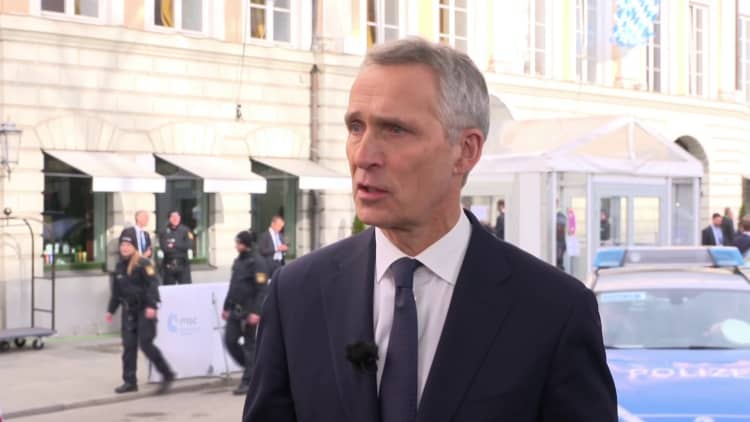 See the full CNBC interview with NATO Secretary General Jens Stoltenberg