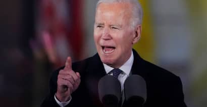Biden says Russia will 'never' win as he pledges support for war-weary Ukraine
