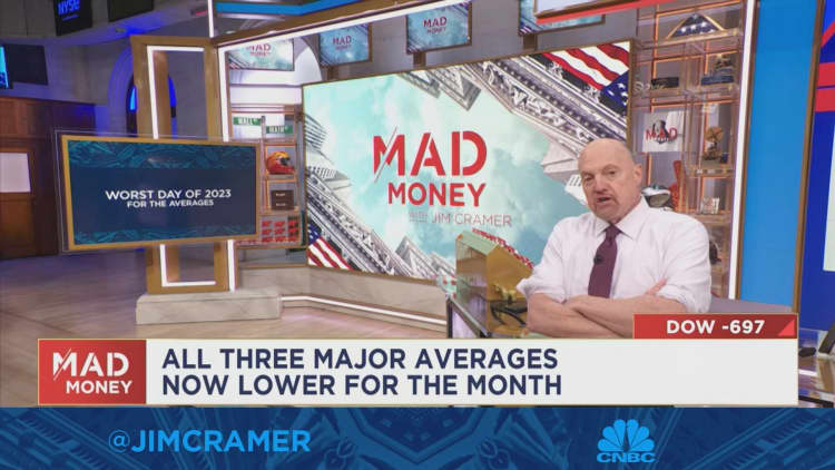 Cramer breaks down the market's decline