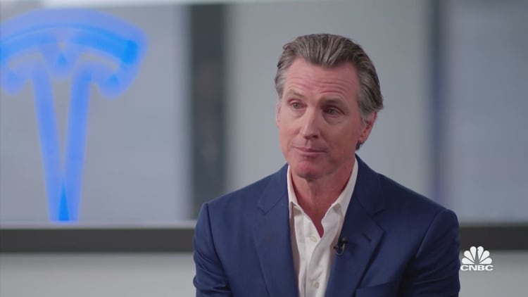 There's no base of talent anywhere like the Bay Area: Calif. Gov. Gavin Newsom on Tesla's return to state