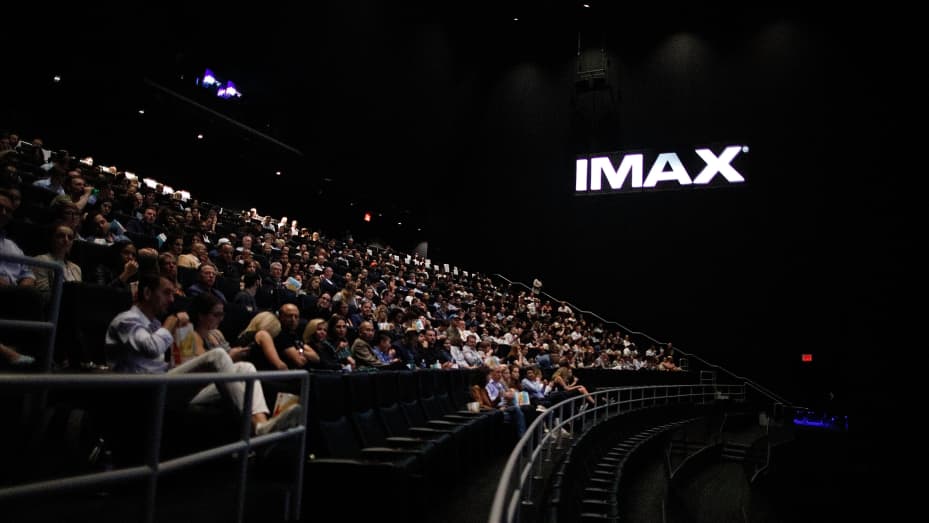 General atmosphere during the IMAX private screening for the movie: "First Man" at the IMAX AMC Theater on October 10, 2018 in New York City.