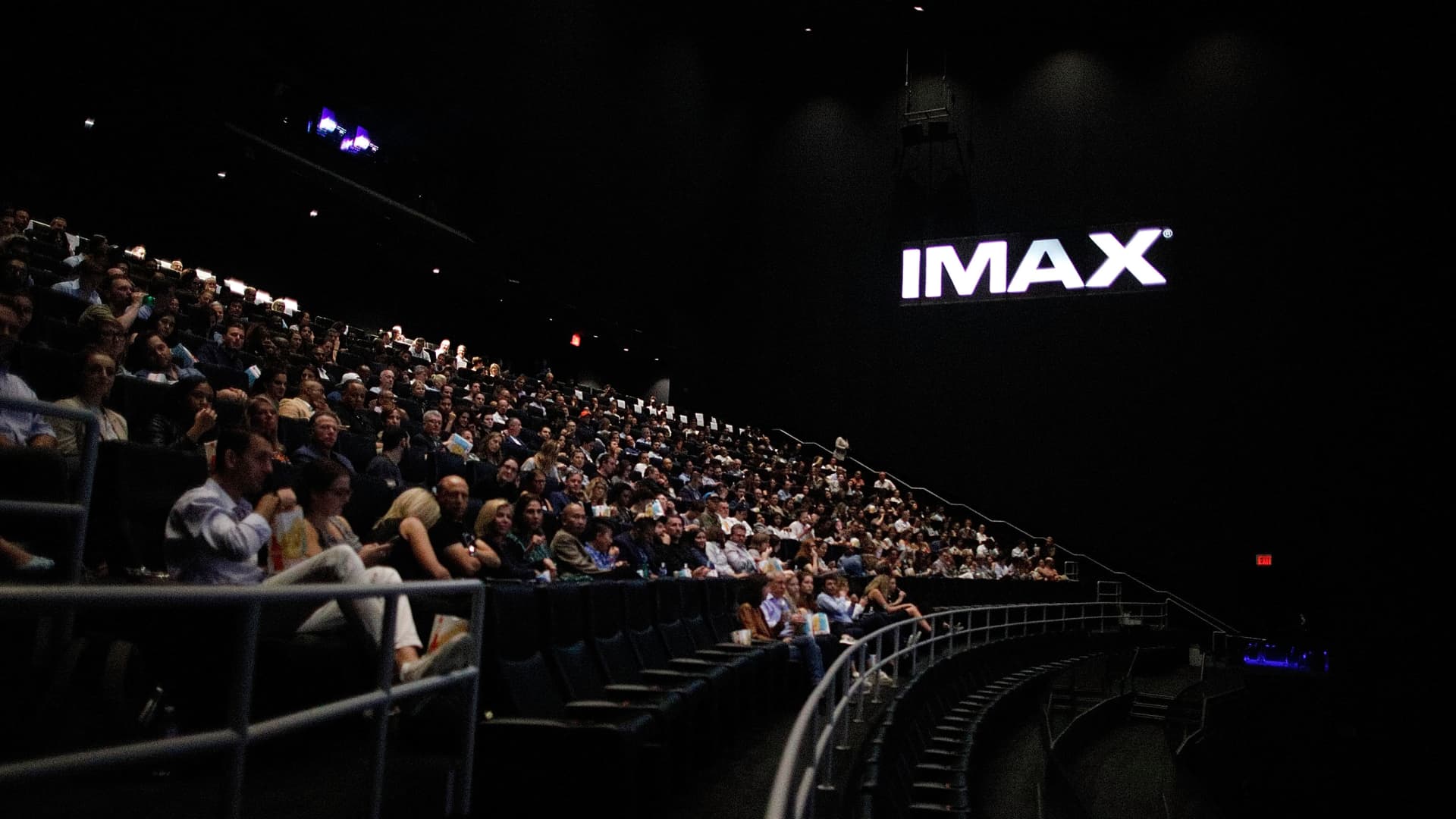General atmosphere during the IMAX private screening for the movie: 