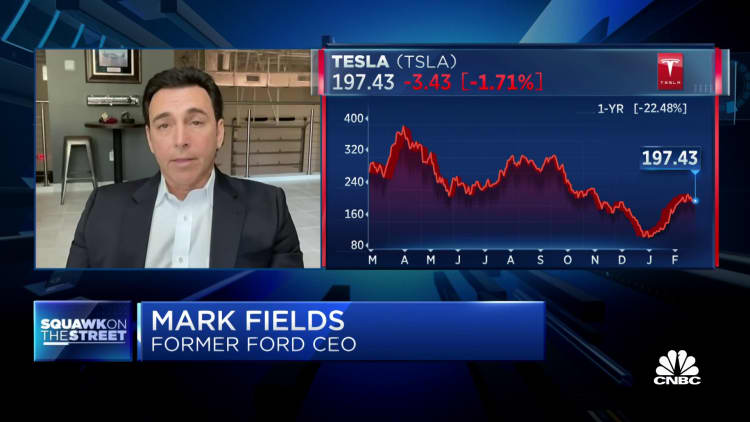Tesla is still the EV market benchmark, says Former Ford CEO Mark Fields