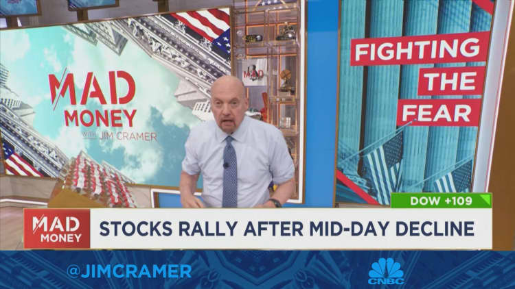 Cramer says it might be smart to do some selling and raise cash