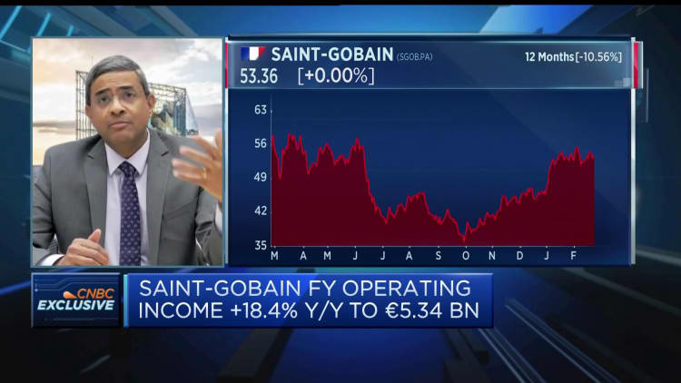 Saint-Gobain CFO: We're confident about bringing 'very strong' results in 2023