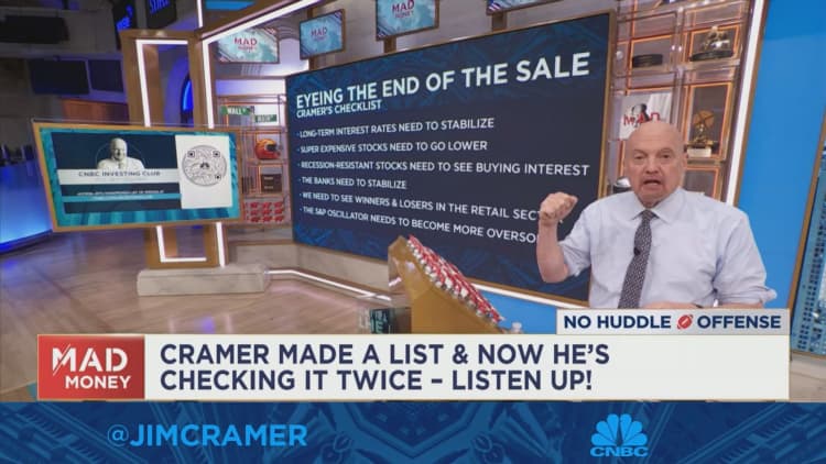 Cramer weighs in on the week for equities