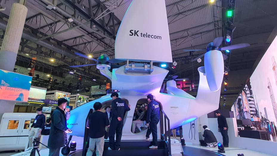 SK Telecom has partnered with U.S. firm Joby Aviation to bring flying taxis to South Korea in 2025. SK Telecom is looking to diversify its business model to new areas including urban air mobility and artificial intelligence.