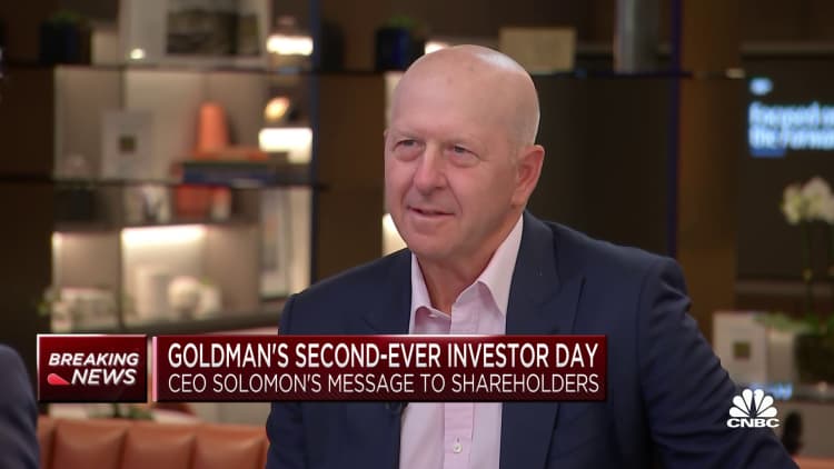 Goldman Sachs CEO: โอกาสที่แท้จริงสำหรับเราคือการจัดการสินทรัพย์และความมั่งคั่ง