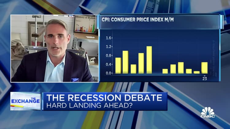 Below trend growth with a rising unemployment rate means recession, says MKM's Michael Darda