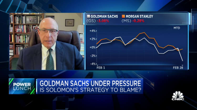 Goldman Sachs' David Solomon is distracted, says Dartmouth Professor Paul Argenti