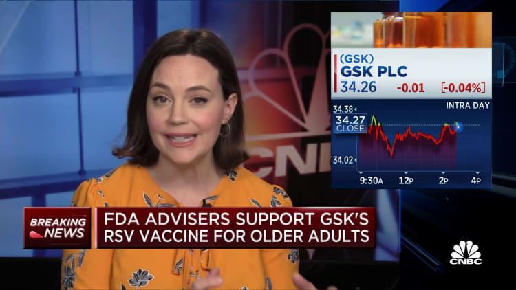 FDA advisory panel votes in favor of adult RSV vaccine from GSK PLC