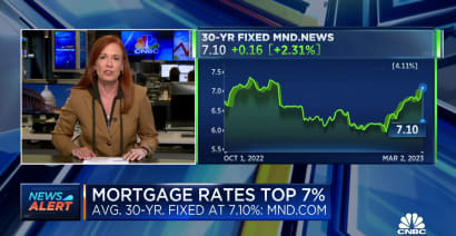 Mortgage rates top 7%