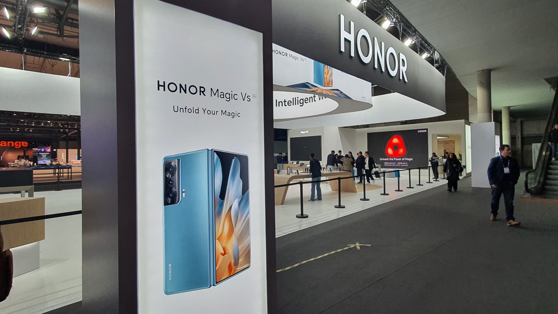 Honor presented a big stand at Mobile World Congress in Barcelona, the world's biggest mobile show. The company showed off its latest flagship devices including the Magic Vs.