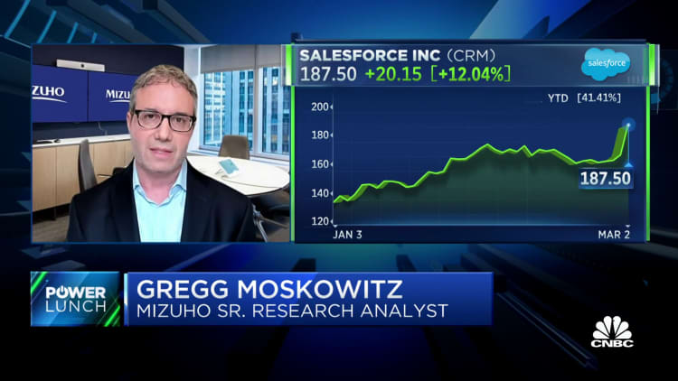 No one expected a 27% margin guidance from Salesforce, says Mizuho's Greg Moskowitz.