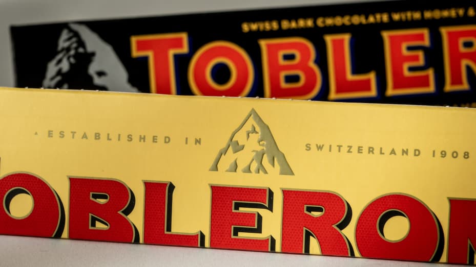 Toblerone must remove Matterhorn from chocolate packaging over 'Swissness'  rule : NPR