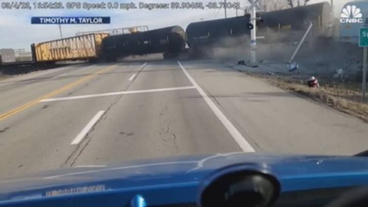 Another Norfolk Southern train derails in Ohio