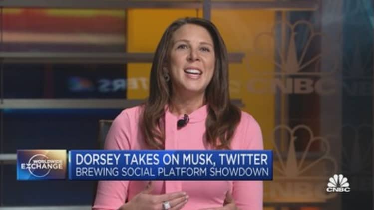 Dorsey takes on Musk and Twitter in brewing social platform showdown