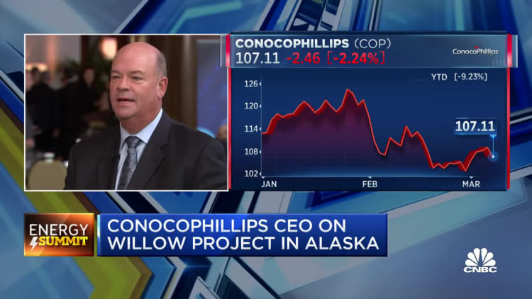Director ejecutivo de ConocoPhillips del proyecto Willow de Alaska, producción y precios del petróleo