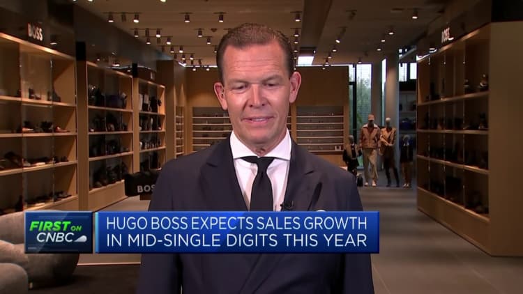Hugo Boss CEO confident on Europe's consumer outlook