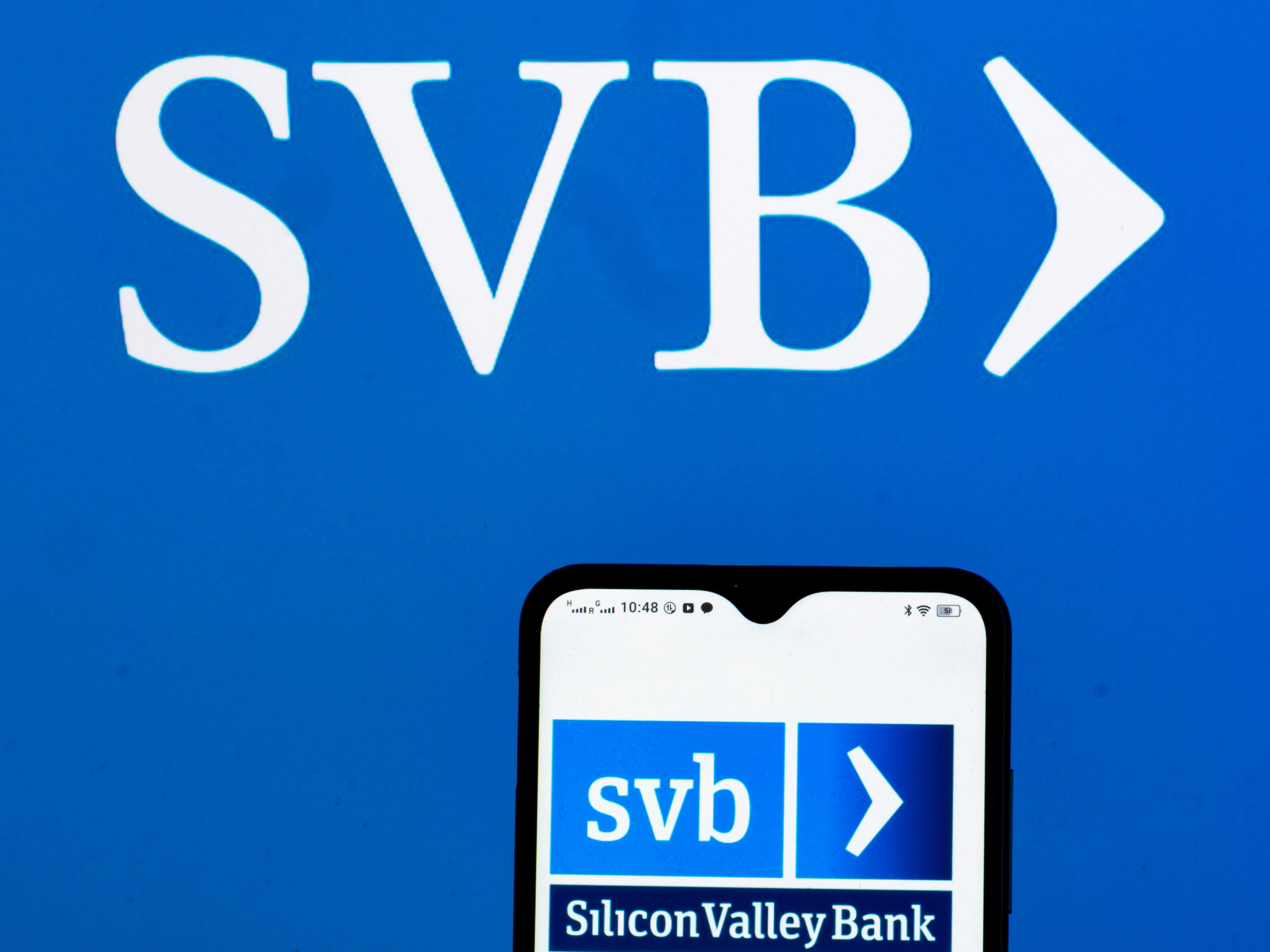 Silicon Valley Bank stock is down another 45%, which is weighing on the banking sector again