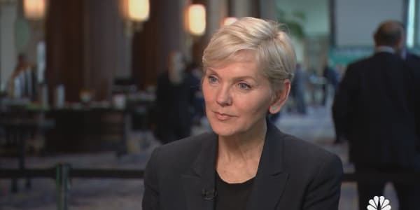 Energy Secretary Granholm 'still encouraging' oil and gas companies to keep production up, notes permitting bottlenecks following IRA