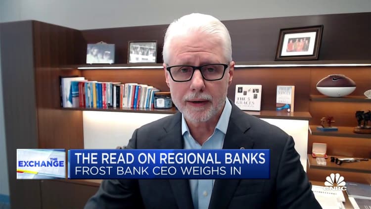 Main Street community banks have very strong business models, says Frost Bank CEO