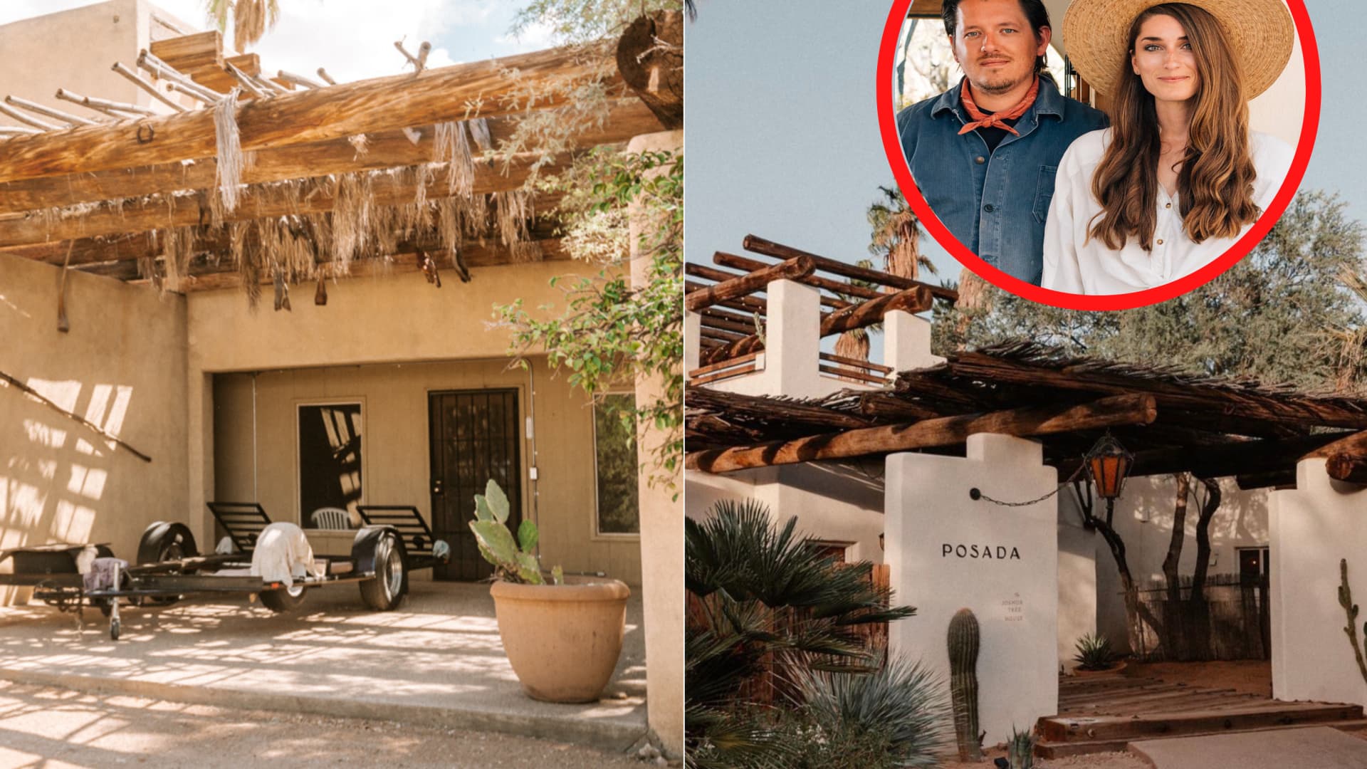 This couple bought an abandoned inn near Saguaro National Park for $615,000 and turned it into a desert oasis