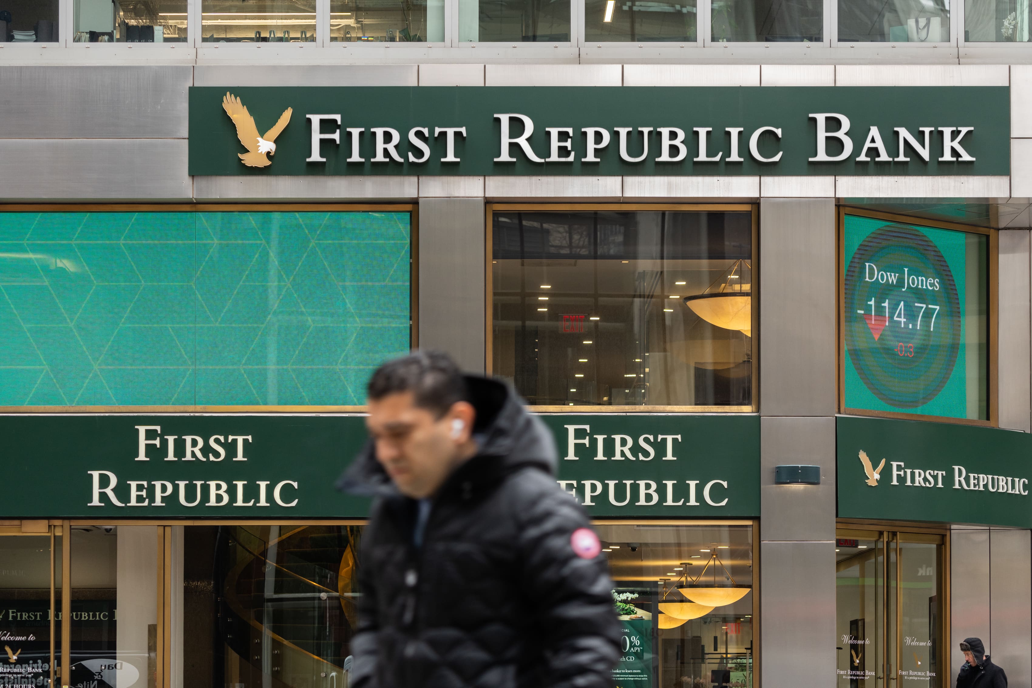 First Republic shares jump as regional banks rebound from Monday's sell-off