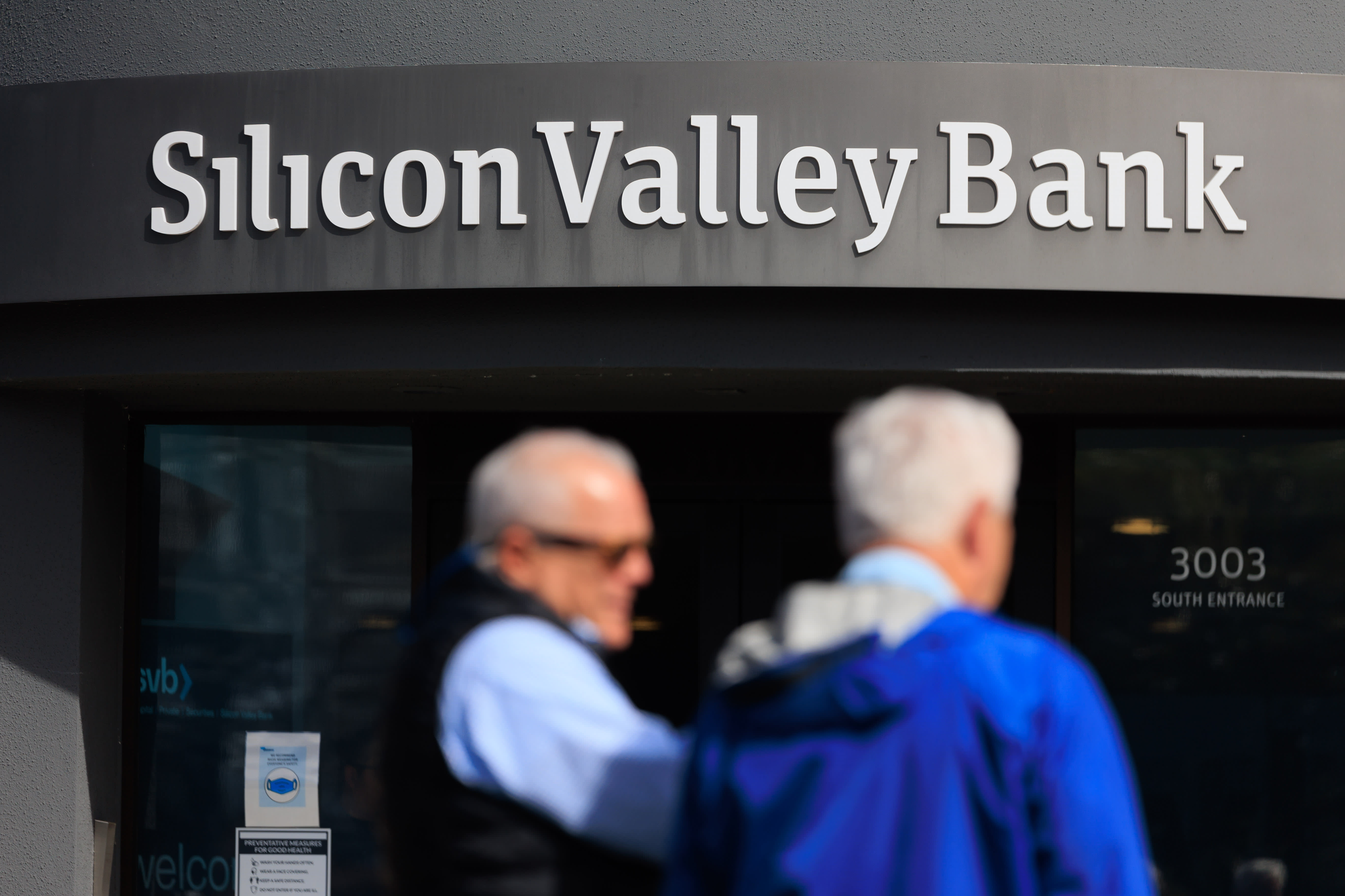 The private equity companies Apollo and KKR are among those considering loans from Silicon Valley Bank