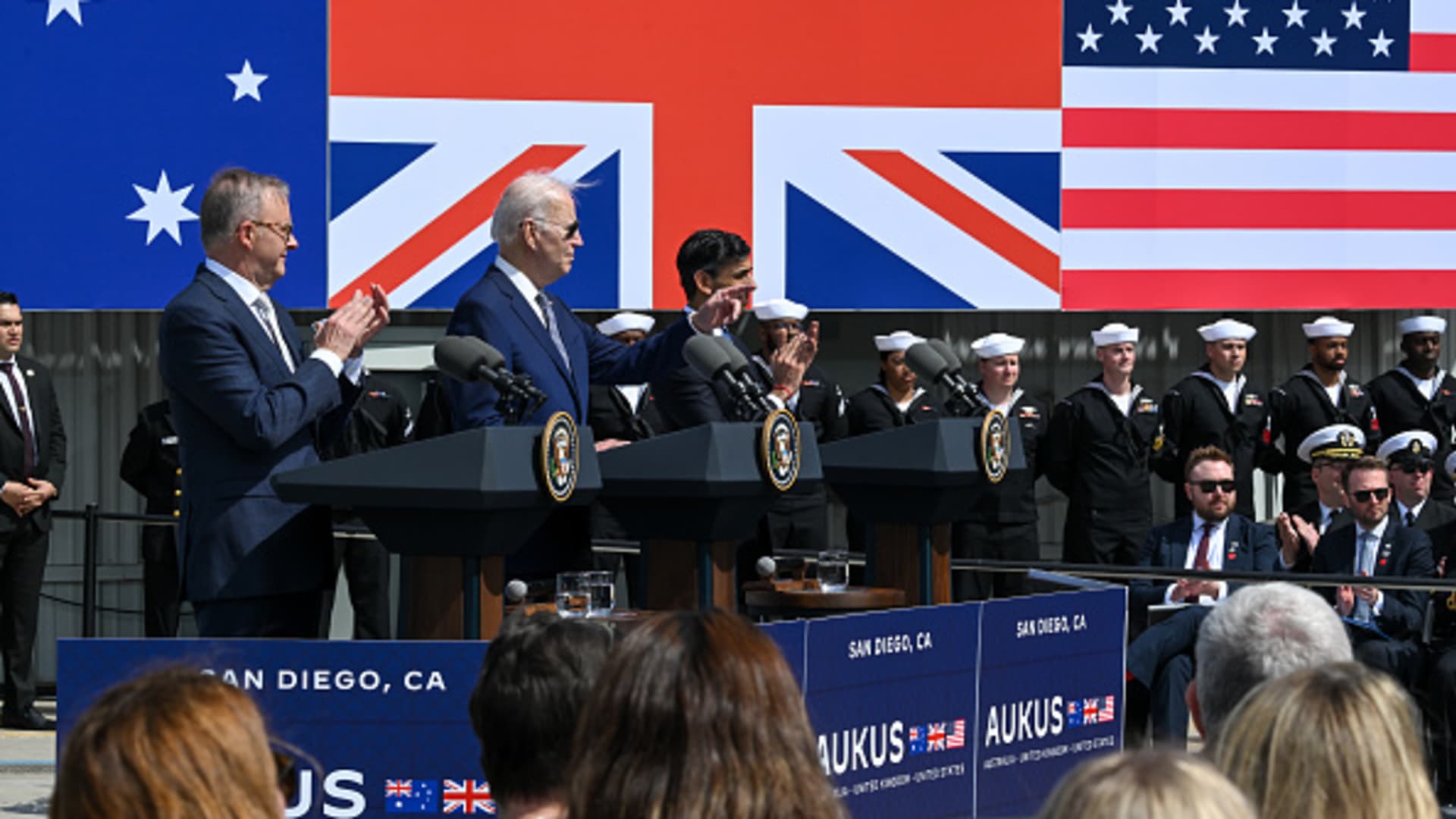 U.S. ambassador insists security pact with Australia, U.K. won't spur a nuclear arms race
