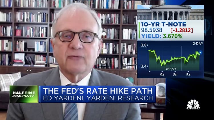 Inflation turned out to be transitory on the good side, says Ed Yardeni