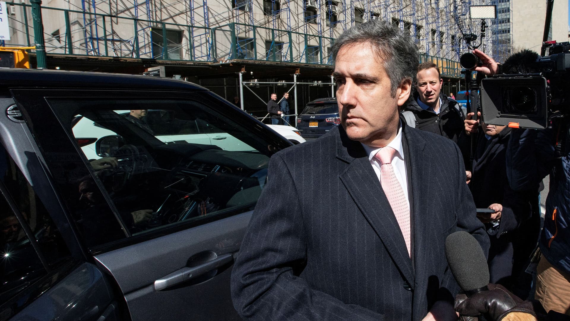 Michael Cohen, former attorney for former U.S. President Donald Trump, arrives to the New York Courthouse in New York City, March 15, 2023.