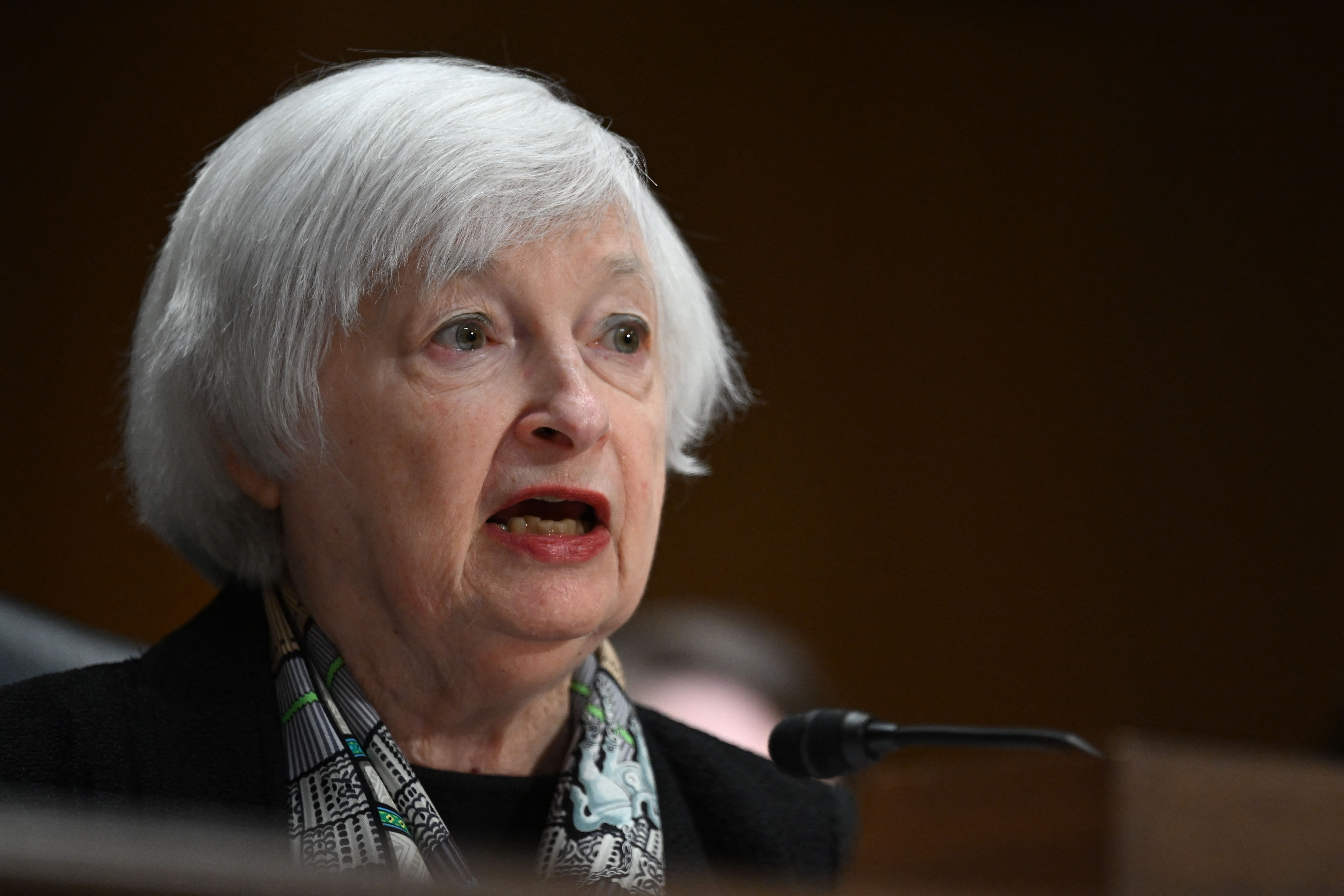 Treasury Secretary Yellen said the government could freeze more deposits if needed