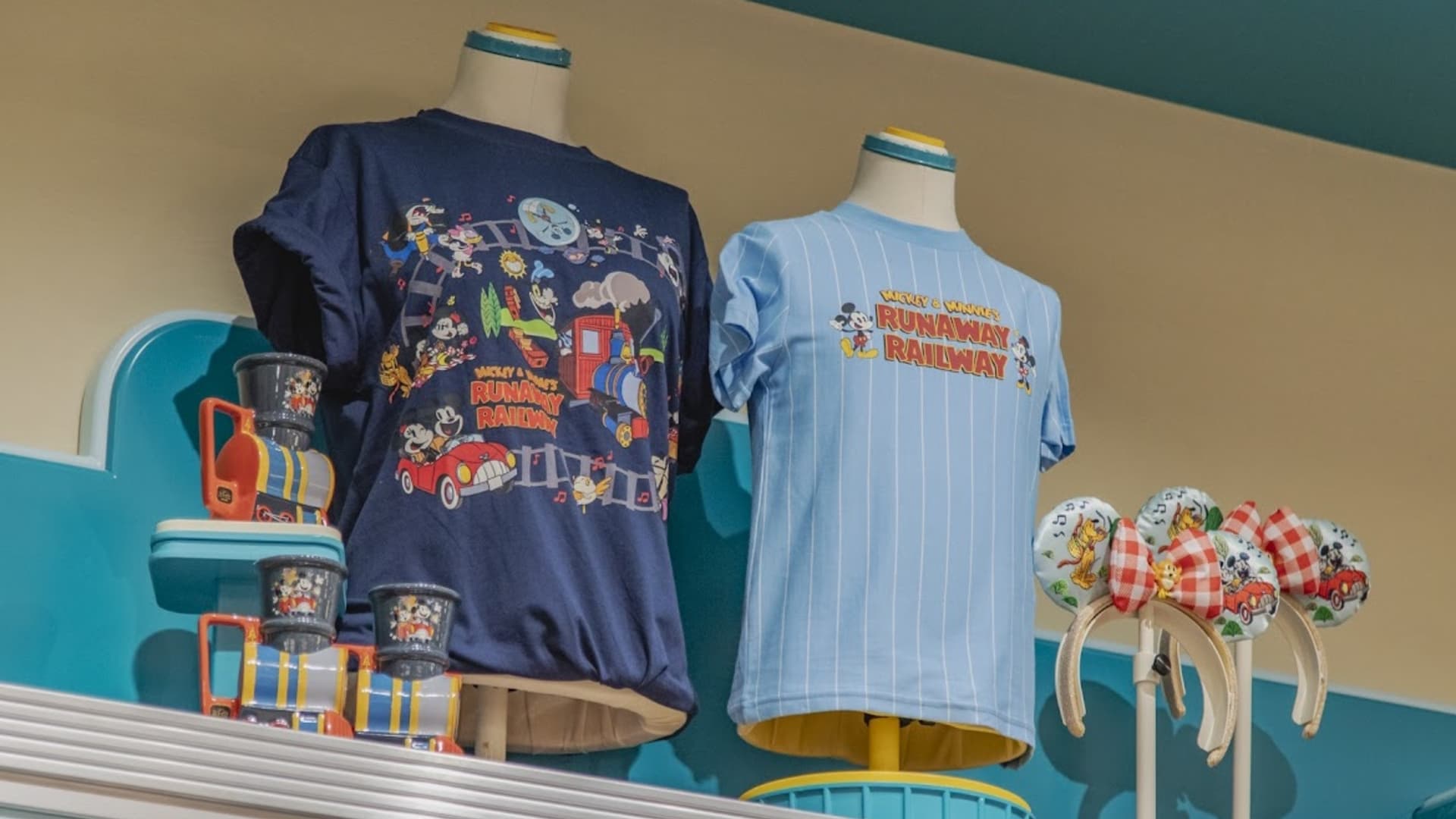 Merchandise from Mickey's Toontown at Disneyland.