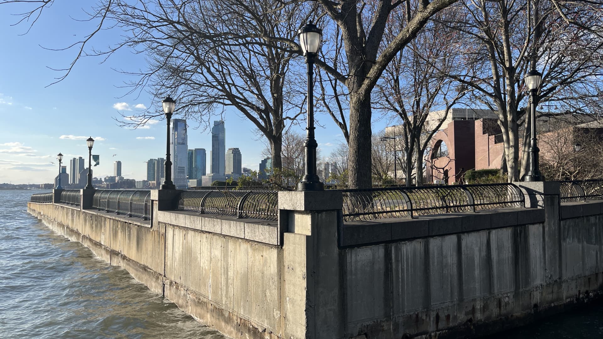 Wagner Park will soon be demolished and built ten feet higher as part of the Battery Park City Resiliency Project.