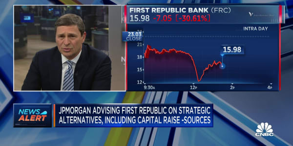 JPMorgan advises First Republic on strategic alternatives, including capital raise