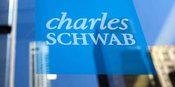 Traders, buying the dip in Schwab, are finding value in the beaten-up financial sector